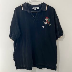 Vintage Looney Tunes Taz Polo